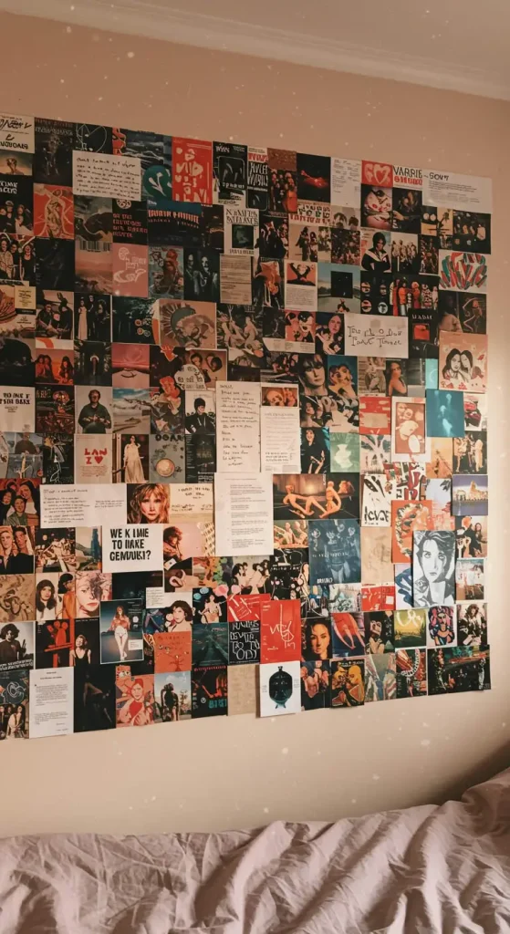 11 Craft Ideas For Teens Aesthetic 2 1. DIY Aesthetic Collage Wall