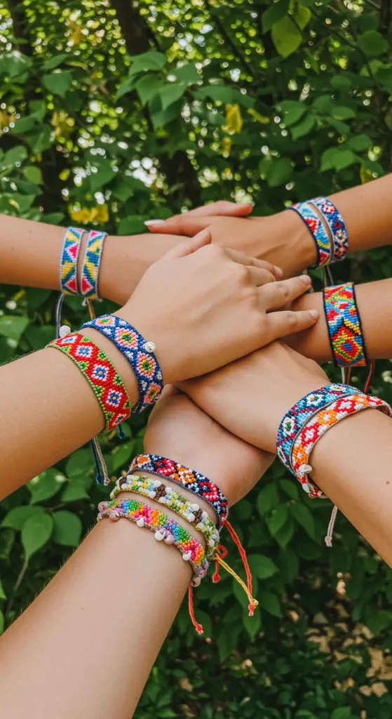 10 Craft Ideas For Friend Groups 2 1. DIY Friendship Bracelets