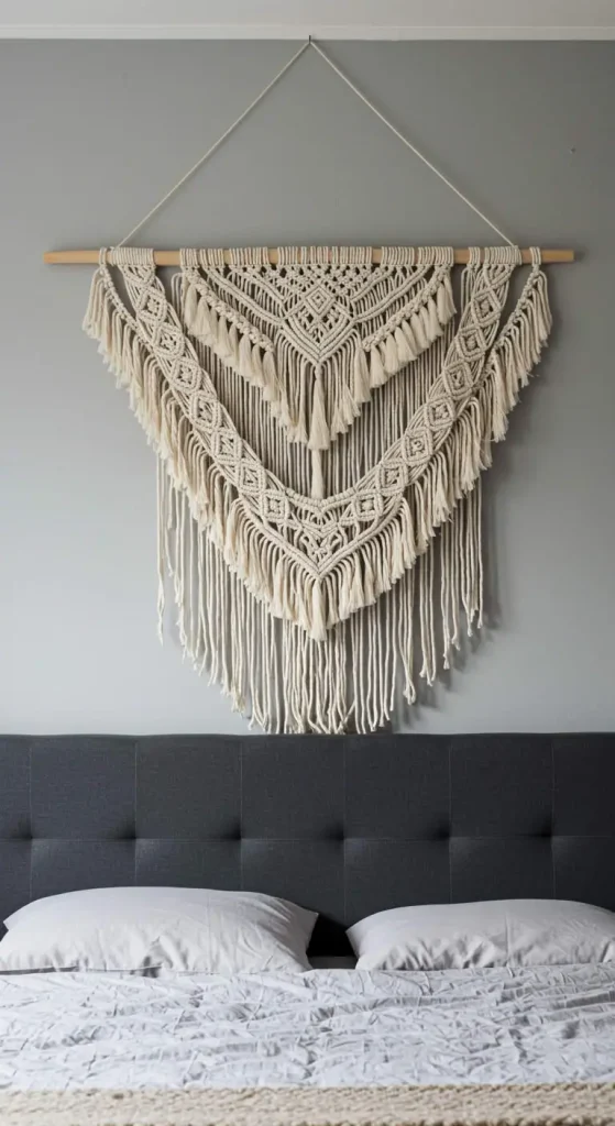 Craft Ideas for Adults Room Decor: 10 DIY Crafts to Make 3 1. DIY Macrame Wall Hanging