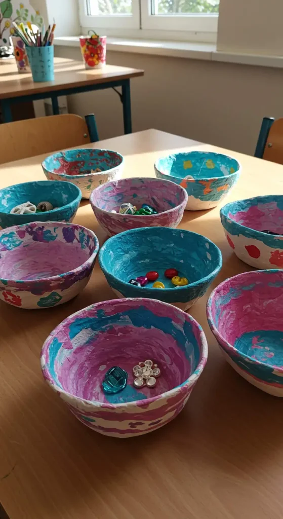 Craft Ideas For Kids Age 8 Your Kids Will Love Making 3 1. DIY Paper Mache Bowls