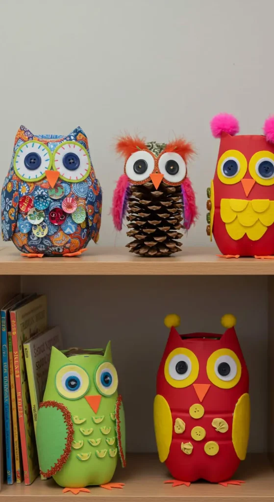 10 Craft Ideas for Kids Creative 2 1. DIY Paper Roll Owls