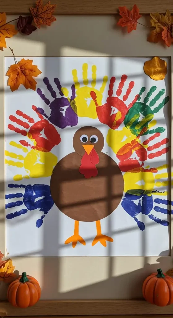 11 Thanksgiving Craft For Toddlers Daycare 2 1. Handprint Turkey Keepsake