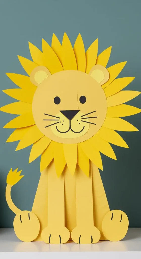 13 Craft Ideas With Paper For Kids 2 1. Paper Plate Animals
