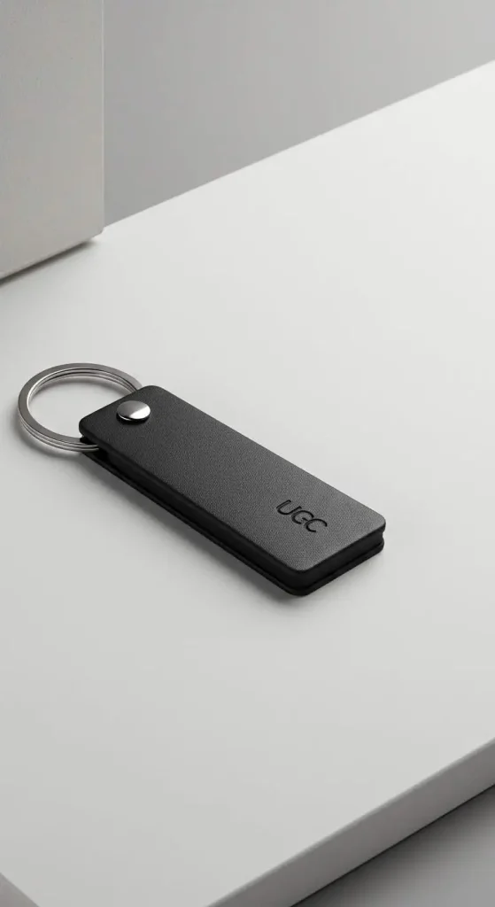 13 Handmade Craft Business Gift Ideas 2 1. Personalized Leather Keychains