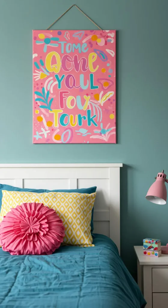 13 Simple Craft Ideas For Room Decor DIY 2 1. Personalized Wall Art