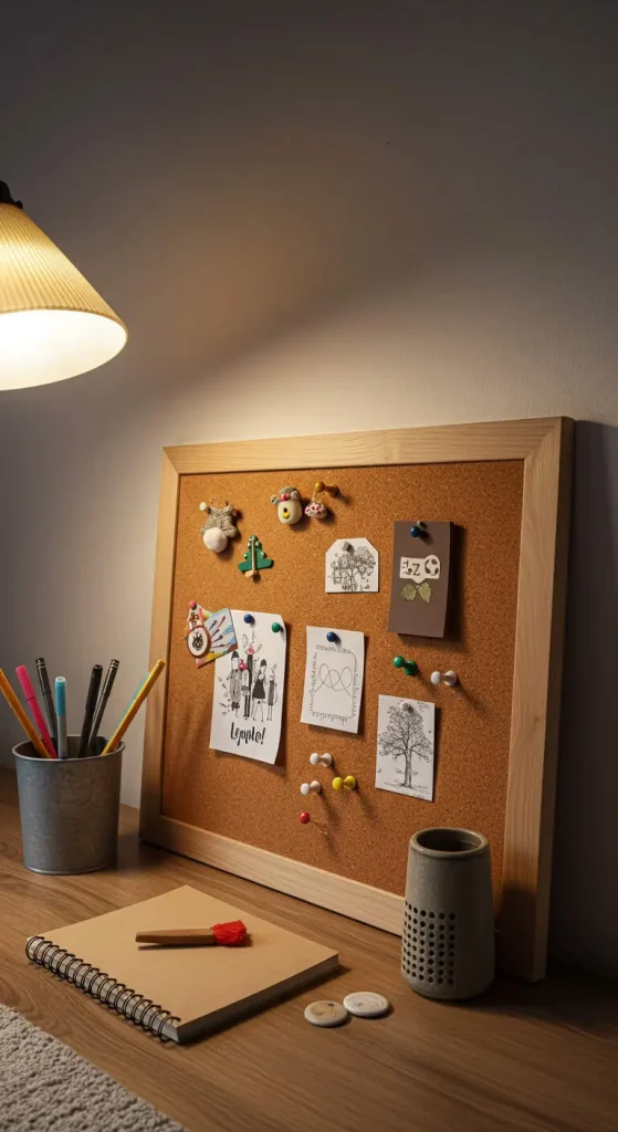13 Easy Craft Ideas For Room Decor DIY 11 10. DIY Cork Board Organizer