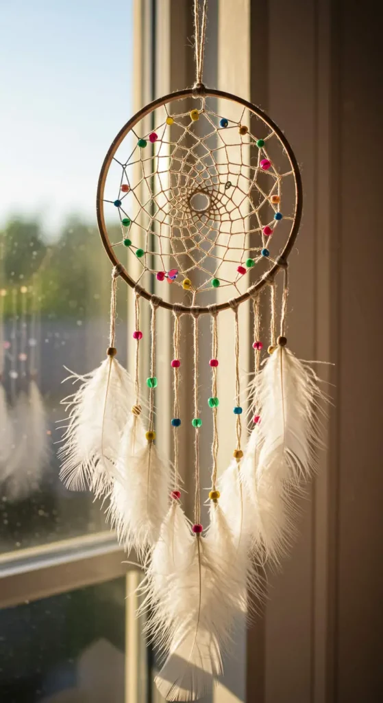 13 Easy Craft Ideas At Home 11 10. DIY Dreamcatcher