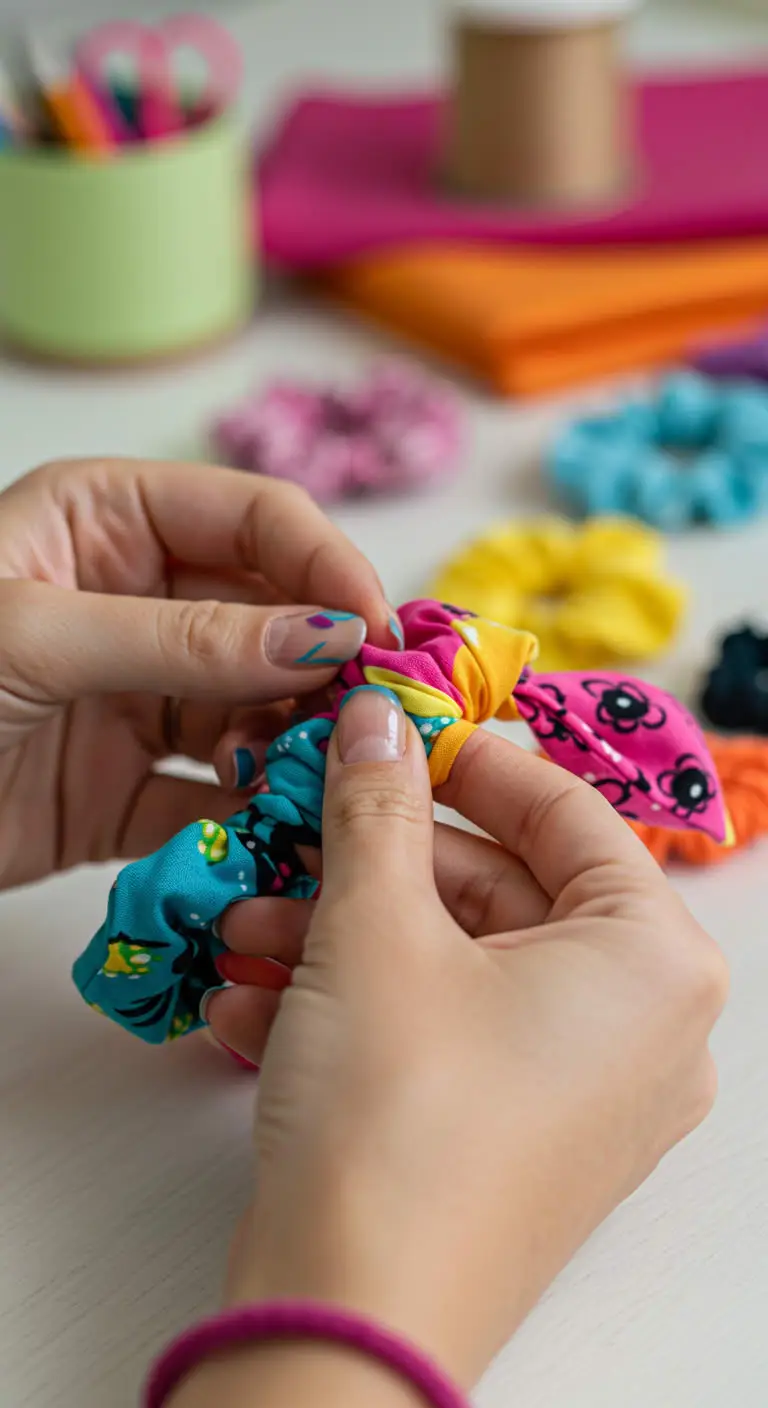 10. DIY Fabric Scrunchies