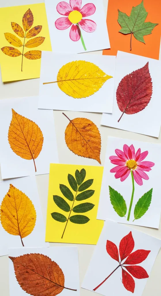 15 Simple Craft Ideas For Kids Creative 11 10. Nature Prints