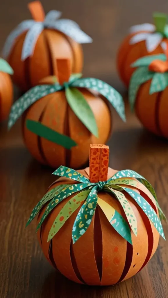 11 Thanksgiving Craft For Toddlers Daycare 11 10. Paper Strip Pumpkin