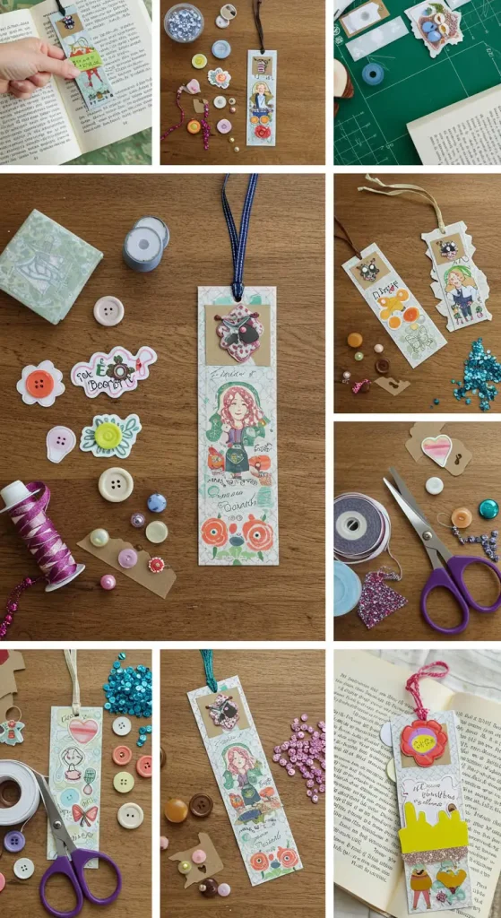 12 Easy Craft Ideas For Adults 11 10. Personalized Bookmarks