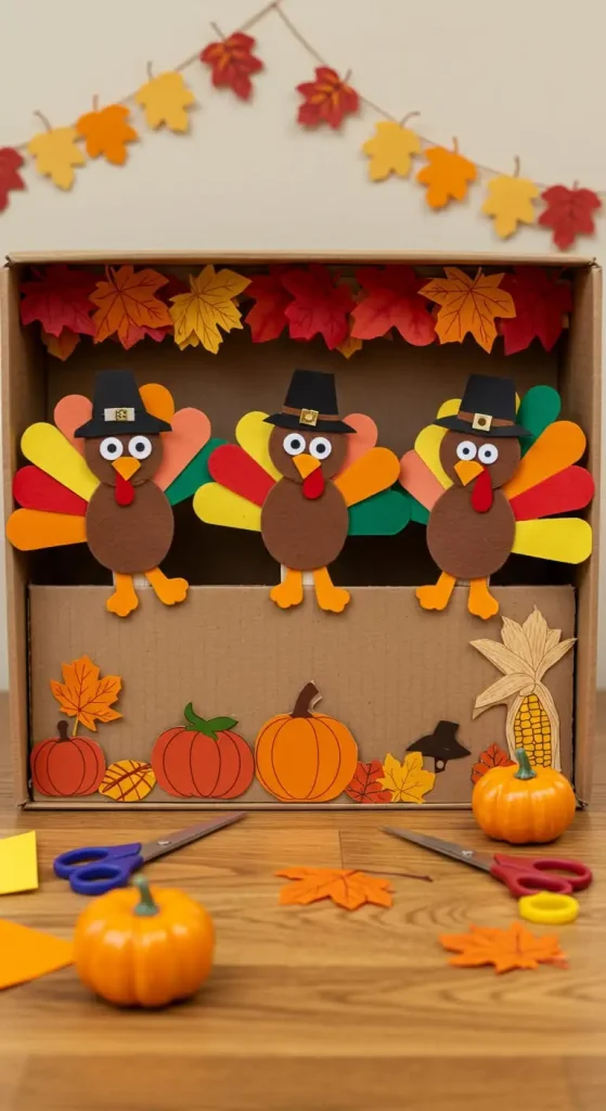 13 Thanksgiving Craft For Kids Preschool 11 10. Turkey Paper Puppet