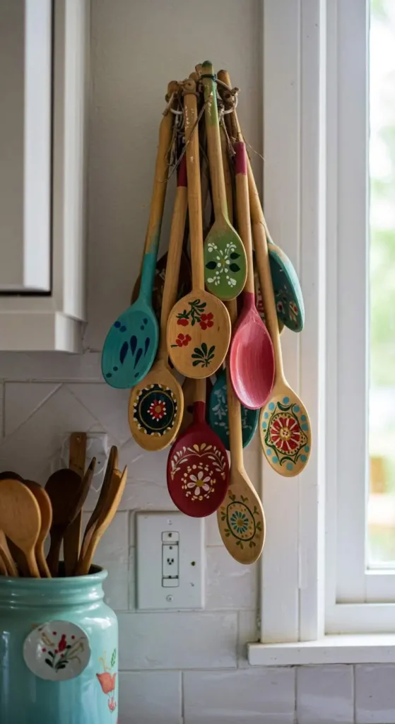 13 Waste Material Craft Ideas Wall Hangings 11 10. Wooden Spoon Wall Hangings