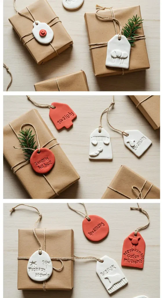 11 Clay Craft Ideas Easy 12 11. DIY Clay Gift Tags