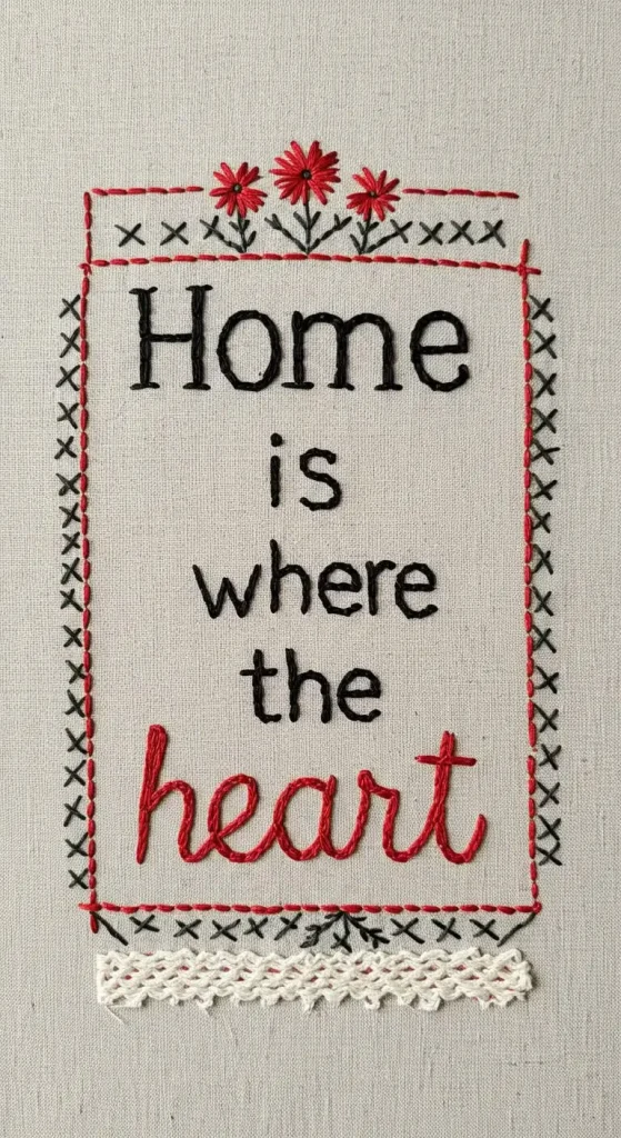 11 Friend Craft Ideas For Adults 12 11. Embroidered Hoop Art