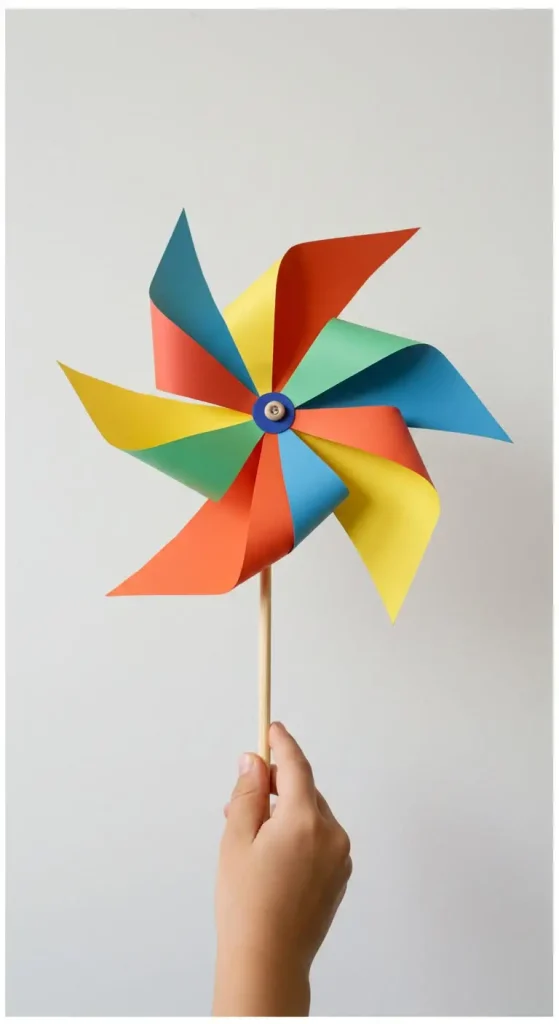 13 Craft Ideas For Kids With Paper 12 11. Paper Pinwheels