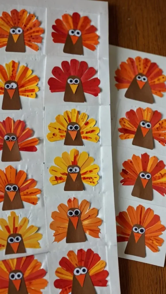 11 Thanksgiving Craft For Toddlers Daycare 12 11. Thanksgiving Sticker Art