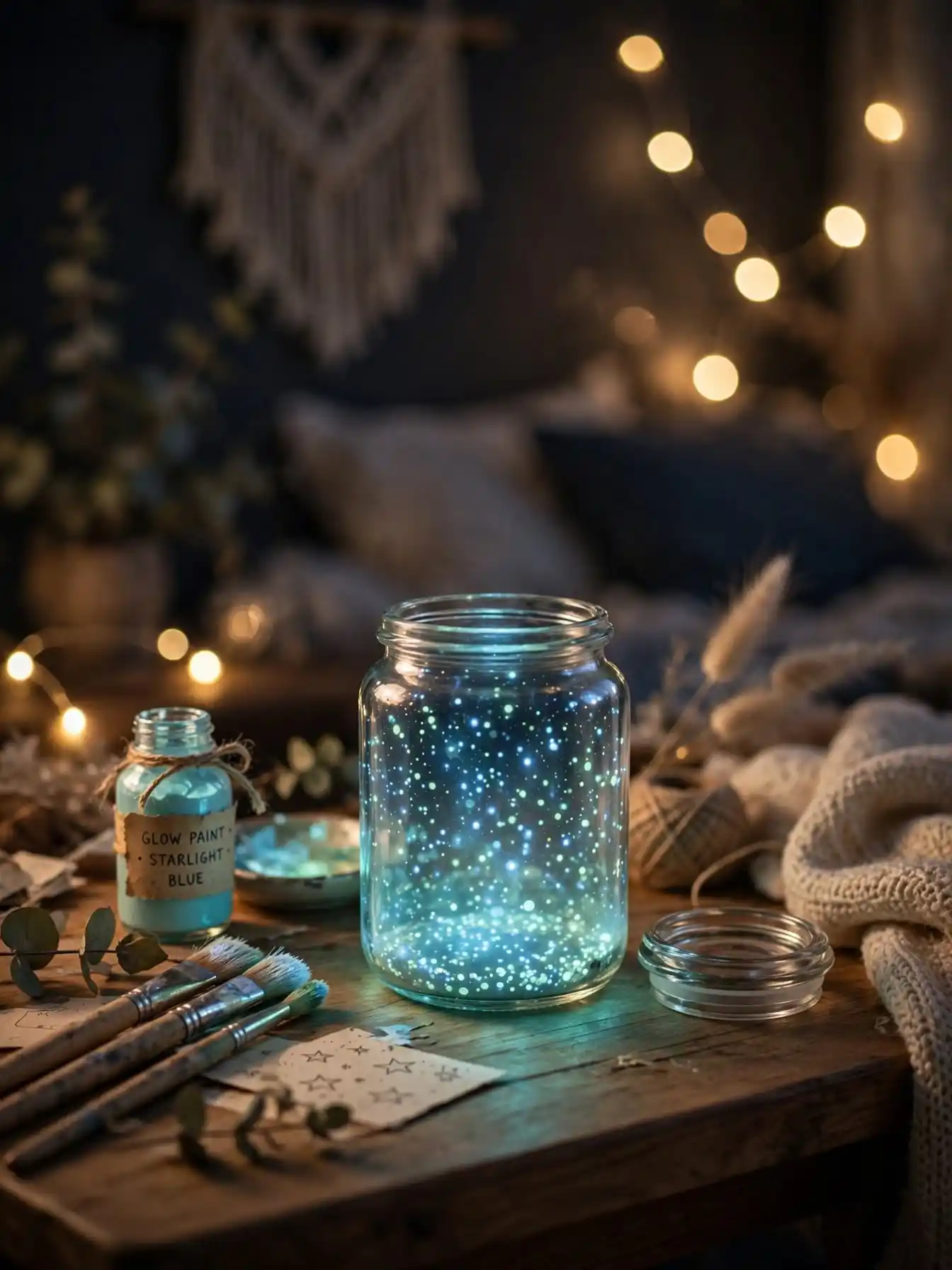 13 Best Friend Craft Ideas to Make Together This Weekend 13 12. DIY Glow Jars