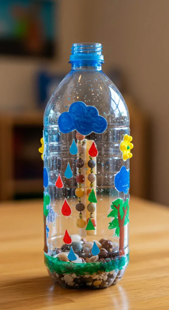 12 Bottle Craft Ideas for Kids 13 12. DIY Rainstick Bottle