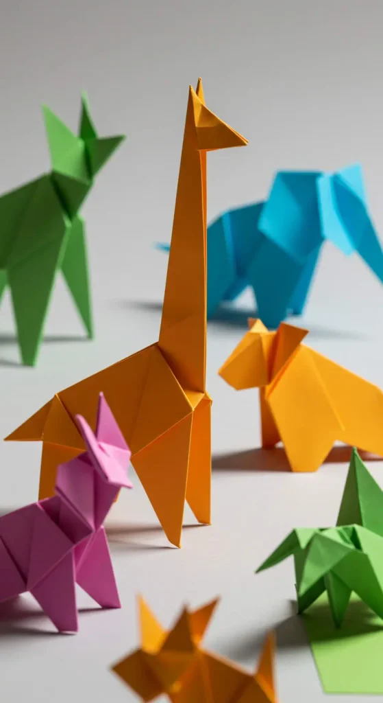13 Simple Craft Ideas For Kids 13 12. Origami Animals