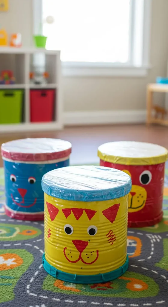 13. DIY Toddler Drums
