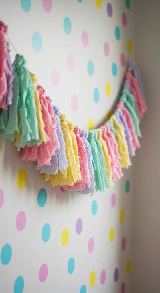 13 Easy Craft Ideas For Room Decor DIY 14 13. Pom-Pom Garland