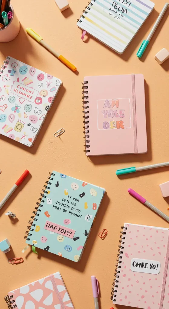 15 Easy Craft Ideas For Teens 15 14. Personalized Notebook Covers