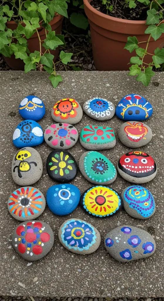 15 Simple Craft Ideas For Kids Creative 15 14. Rock Painting