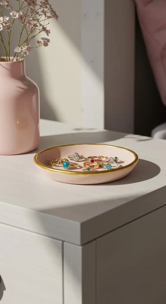 12 Craft Ideas For Teens At Home 3 2. DIY Air-Dry Clay Jewelry Dishes