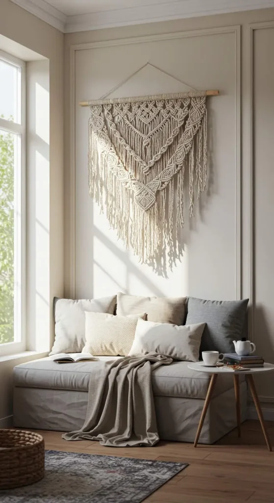 7 Craft Ideas for Adults Creative Projects Anyone Can Make 4 2. DIY Macrame Wall Hanging