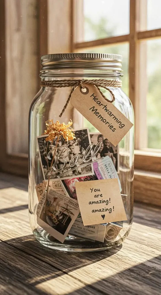 15 Handmade Birthday Gift Craft Ideas 3 2. DIY Memory Jar