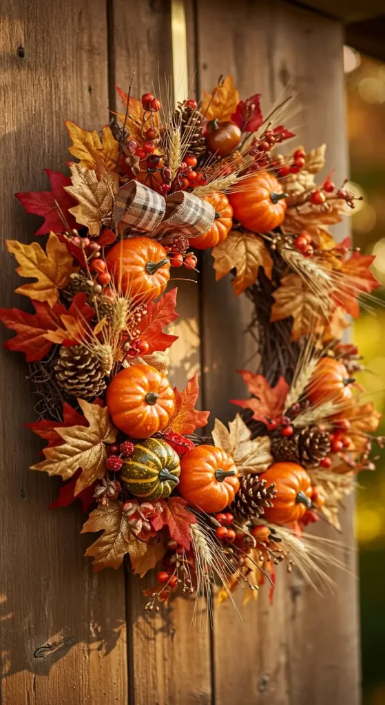 13 Thanksgiving Craft Ideas 3 2. DIY Thankful Wreath