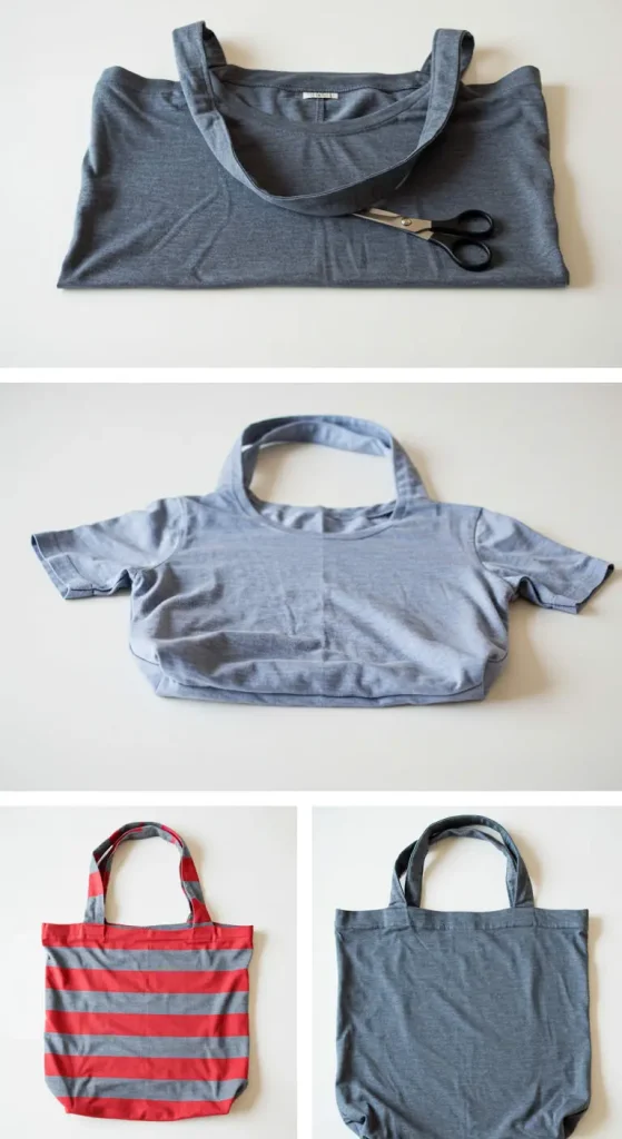 15 Easy Craft Ideas For Teens 3 2. No-Sew T-Shirt Tote Bag