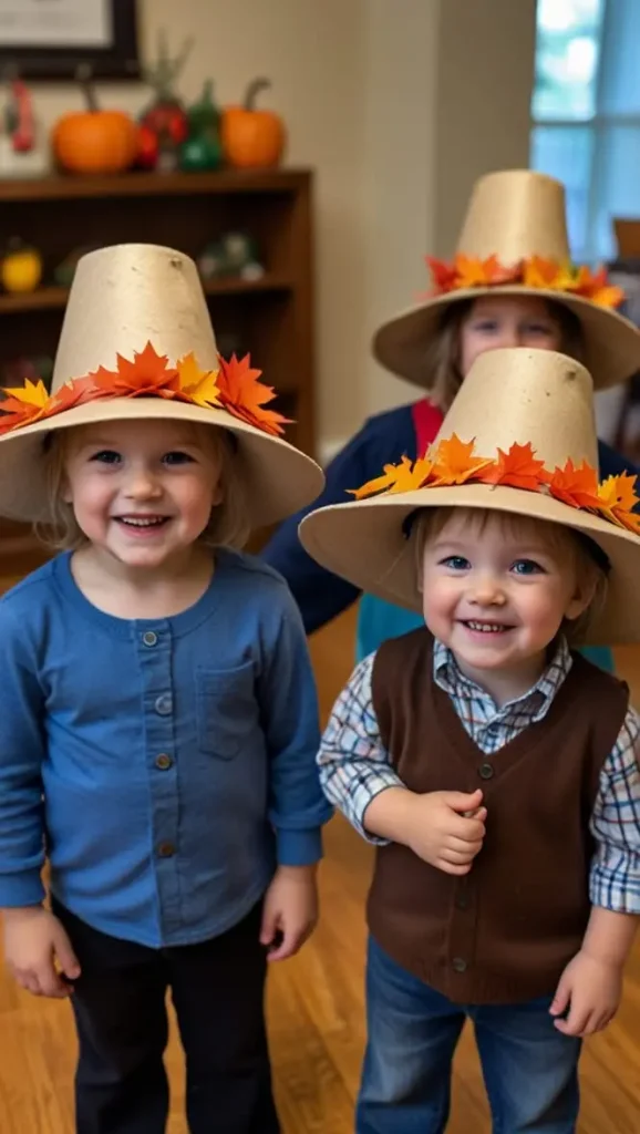13 Thanksgiving Craft For Kids Preschool 3 2. Paper Bag Pilgrim Hats