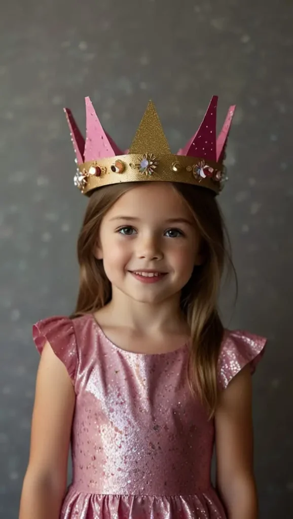13 Craft Ideas With Paper For Kids 3 2. Paper Crown Creations