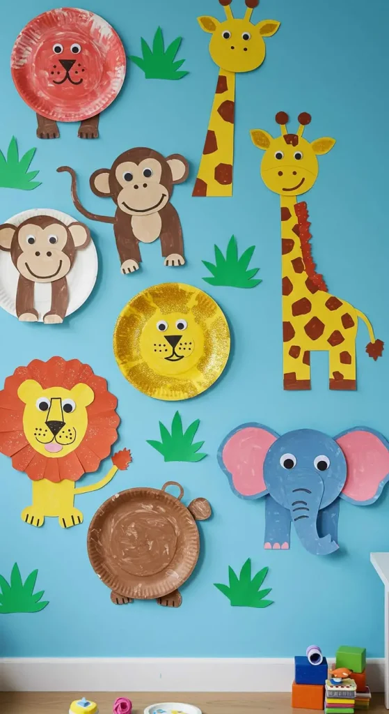 14 Easy Craft Ideas For Kids Creative 3 2. Paper Plate Animals