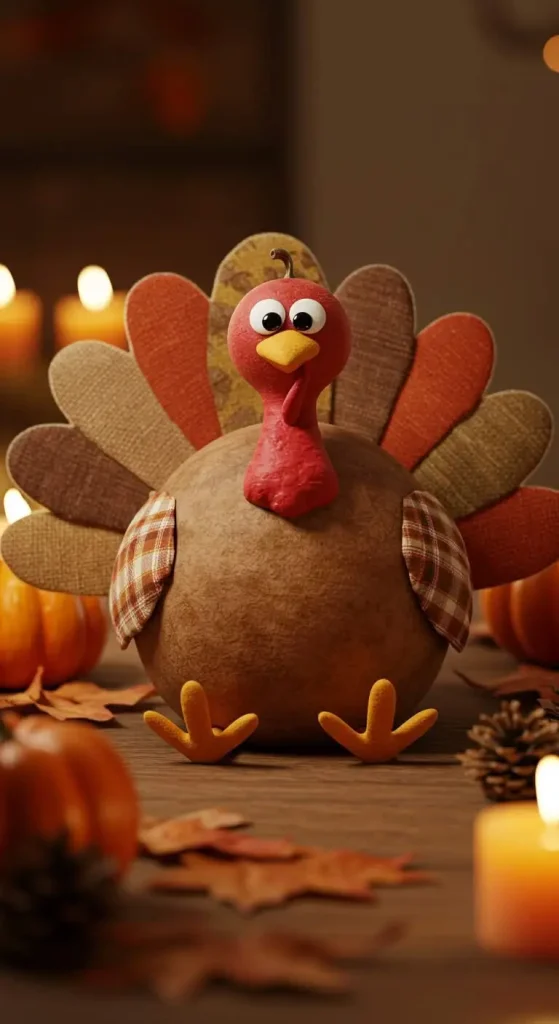 13 Thanksgiving Craft Ideas For Kids 3 2. Paper Plate Turkey