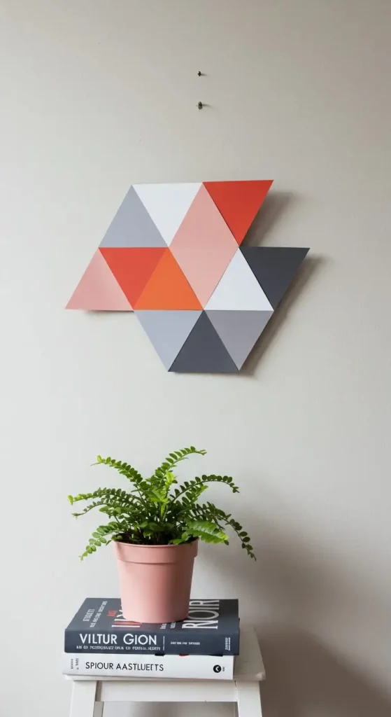 15 Craft Ideas For Adults With Paper 3 2. Paper Wall Art