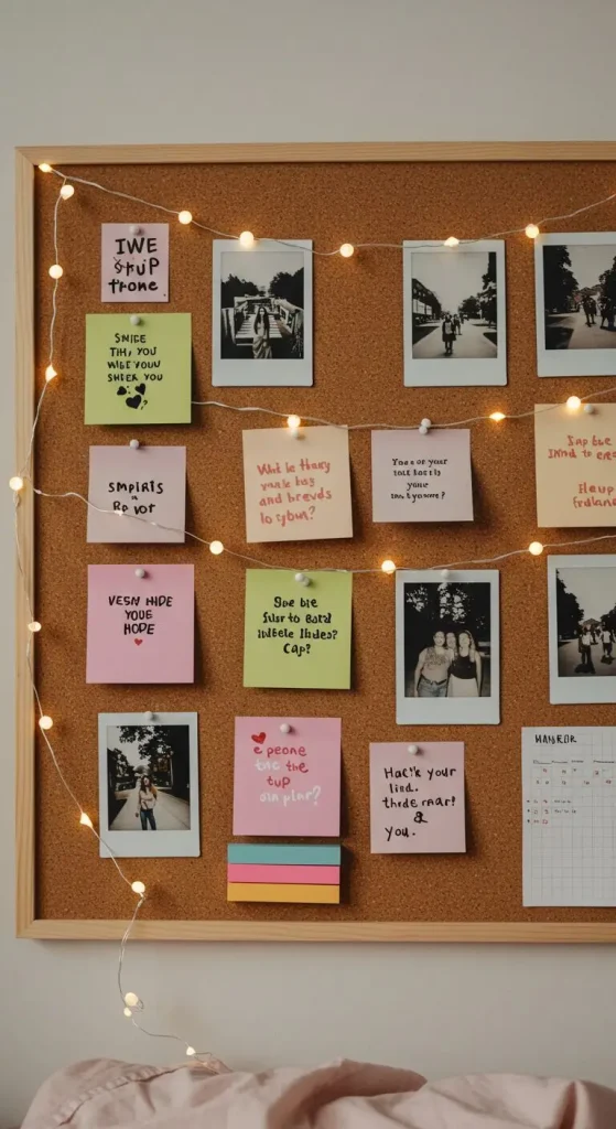 13 Aesthetic Craft Ideas for Study Table 4 3. DIY Aesthetic Cork Board