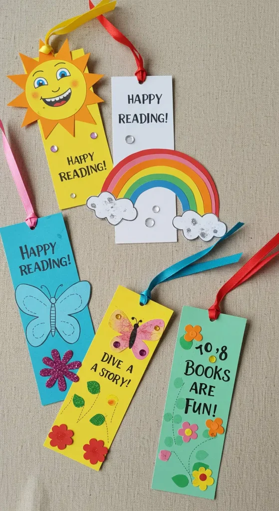 15 Easy Craft Ideas For Kids School 4 3. DIY Bookmarks