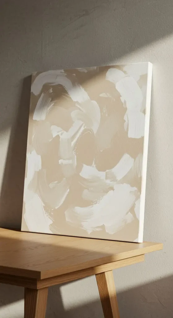 11 Aesthetic Craft Ideas for Wall 4 3. DIY Canvas Wall Art