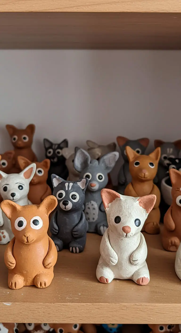 Craft Ideas For Kids Age 8 Your Kids Will Love Making 5 3. DIY Clay Animal Figures