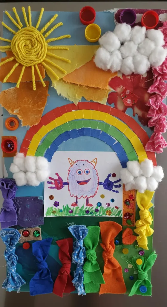 10 Craft Ideas for Kids Creative 4 3. DIY Collage Art