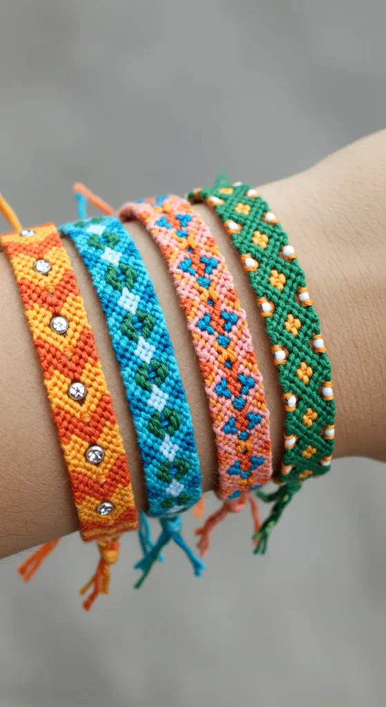 11 Simple Craft Ideas For Kids Easy DIY 4 3. DIY Friendship Bracelets