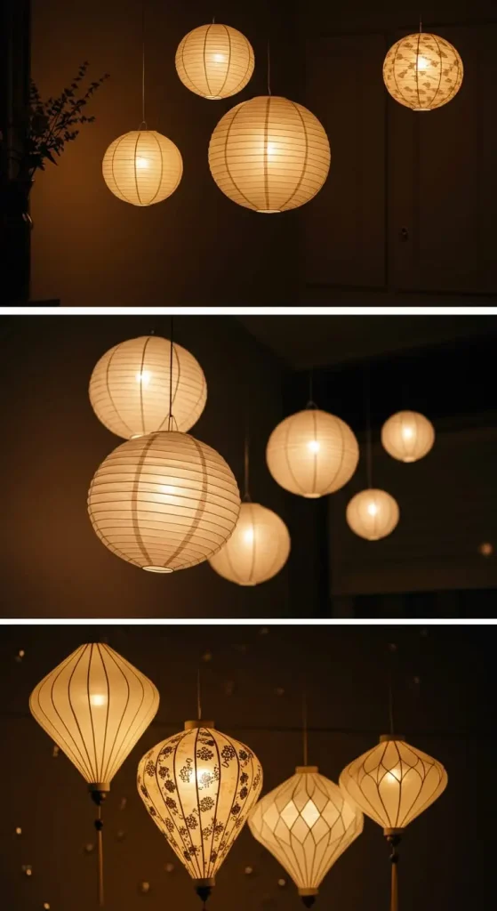 7 Aesthetic Craft Ideas With Paper 4 3. DIY Paper Lanterns