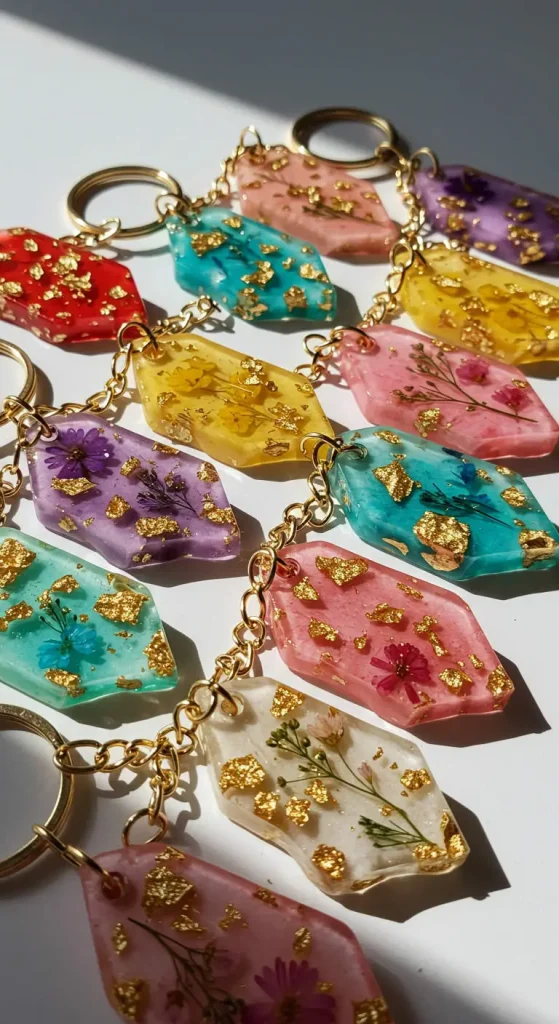 Craft Ideas for Adults To Sell: 11 DIY Crafts You Can Make 5 3. DIY Resin Keychains