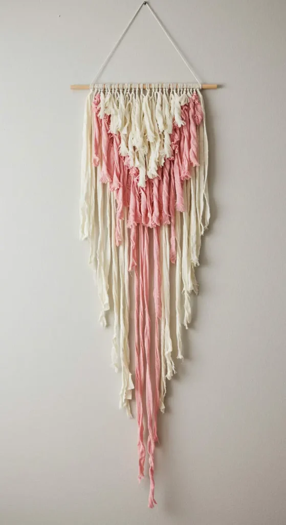 13 Simple Craft Ideas For Room Decor DIY 4 3. Fabric Wall Hanging