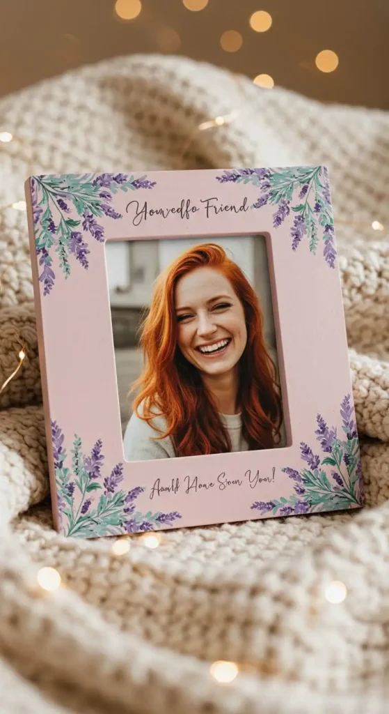 5 Cute Craft Ideas For A Friend 4 3. Handmade Picture Frame