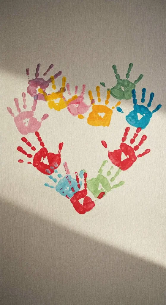11 Craft Gift Ideas For Kids 4 3. Handprint Art