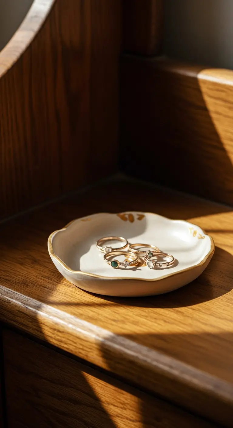 3. Minimalist Clay Trinket Dish